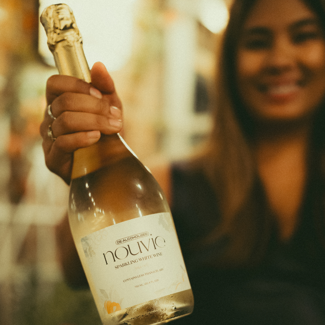 Sparkling De-Alcoholized Spanish White Wine 750ml Bottle