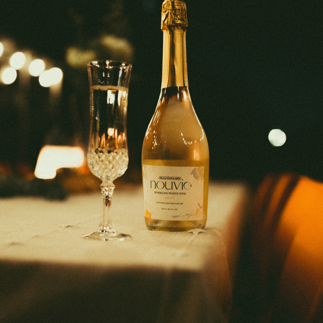 Sparkling De-Alcoholized Spanish White Wine 750ml Bottle